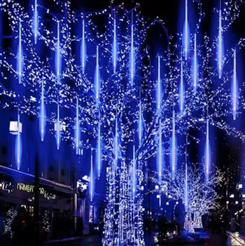 Luzes LED Chuva de Meteoros 30/50cm – Natal & Jardim